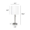 Creekwood Home Contemporary Bedside Table Lamp with Power Outlet - 3 of 4