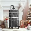 Yaheetech 4-In-1 Aluminum Rolling Cosmetic Makeup Train Cases - 2 of 4