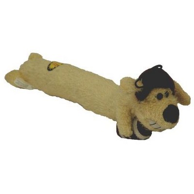 Multipet Doghouse Plush Hideaway Puzzle Dog Toy with Plush Dog Squeak Toys