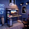 Bestier 47” Computer Desk with Hutch and Adjustable Storage Bookshelf, 55” Tall Simple Office Desk with Shelves - 2 of 4