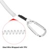 Unique Bargains Fishing Retractable Elastic Heavy Tools Lanyard Safety Cord Spiral Lanyard 2 Pcs - 4 of 4