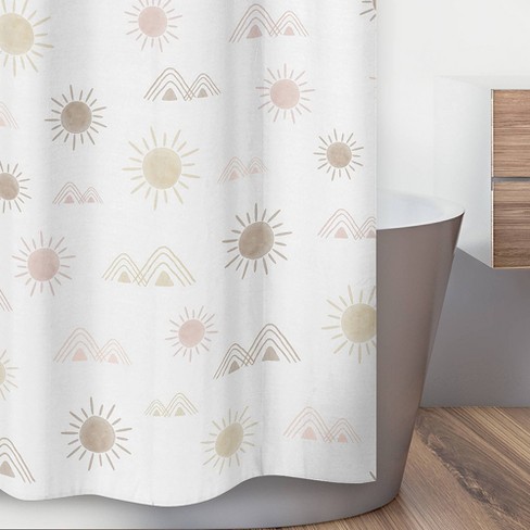 Desert Sun Collection Shower Curtain, Bathroom Set With Shower Curtain