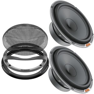 Hertz - MP 165P.3 Millie Pro Series 3 Ohm 180 W Peak Mid-Bass Driver Speakers, Pair, with MPG 165.3 Pro Grilles - 1 of 4