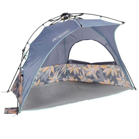 Lightspeed Outdoors Pop-Up Beach Sun Shade, Quick Shelter, Vintage Floral