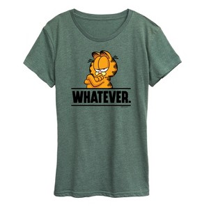 Women's - Garfield - Whatever Short Sleeve Graphic T-Shirt - 1 of 4