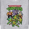 Men's - Teenage Mutant Ninja Turtles - Pixel Gaming Group Graphic Fleece Sweatshirt - 2 of 4