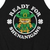 Men's - Garfield - Ready for Shananigans St. Patrick's Day Graphic Tank Top - 2 of 3