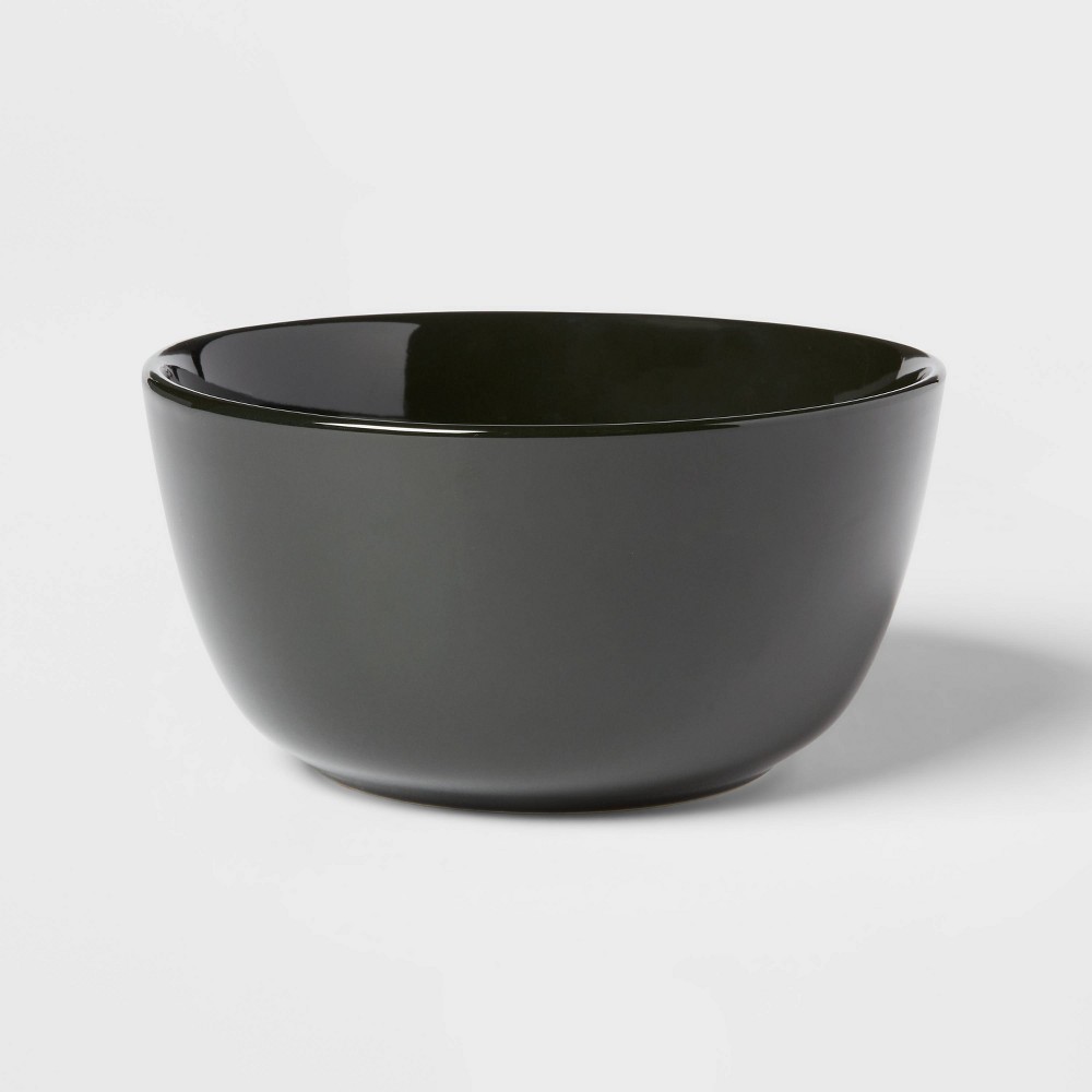 Photos - Other kitchen utensils 27oz Stoneware Avesta Cereal Bowl Black - Threshold™