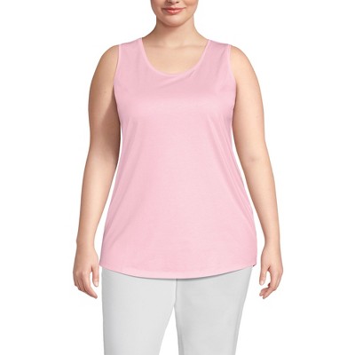 Lands' End Women's Supima Cotton Tunic Tank Top