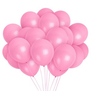 Treasures Gifted Pink Balloons - 12 Inch Latex Balloons - 72 Pack - 1 of 1