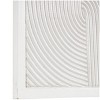 Wooden Geometric Handmade Carved Panel Wall Decor with Looped Sand Art Design - CosmoLiving by Cosmopolitan - 4 of 4