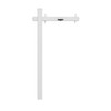 FUFU&GAGA White Outdoor Sign Post - Sturdy and Stylish for Business or Home Use - 4 of 4