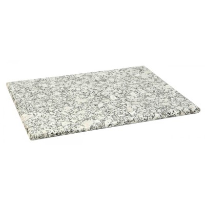 Home Basics 12" x 16" Granite Cutting Board, White