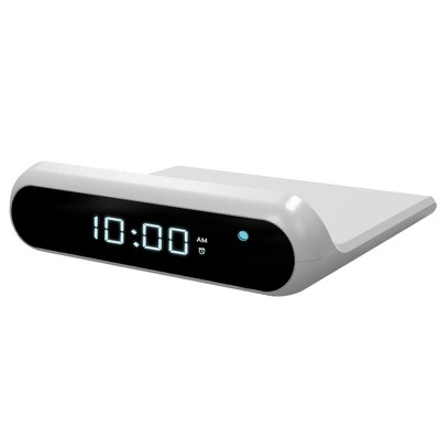 CHARGEWORX 2-in-1 Wireless Charge Alarm Clock