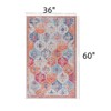 FONTOI Washable Area Rugs, Foldable Low-Pile Rugs, Indoor Non-Slip Rugs for Living Room Bedroom Kitchen, Multicolored, 60"*0.14"*36" - 3 of 4