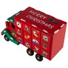 Northlight Advent Calendar Storage Truck Christmas Decoration - 14" - Red - 3 of 4