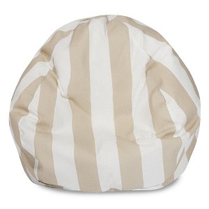 Majestic Home Goods Small Bean Bag Vertical Stripe - 1 of 4