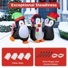 Resenkos Christmas Inflatable Penguins Family with Built-In LED Lights - Multi-Color White - 3 of 4