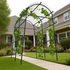 Garden Arch Trellis, 7.5FT Extra Tall Stainless Steel Garden Trellis for Climbing Plants, Vegetables, Flowers, Wedding Party Decoration - 2 of 4