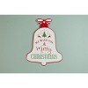 Merry Christmas Bell Sign Iron 9.75 Inch Wall Decor by Melrose - 3 of 3