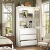 Famapy Modular Kitchen Pantry Cabinet with Light & Glass Doors - 3 of 4