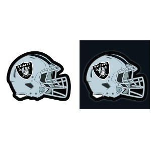 Evergreen Ultra-Thin Edgelight LED Wall Decor, Helmet, Las Vegas Raiders- 19.5 x 15 Inches Made In USA - 1 of 4