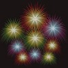 Men's Design By Humans July 4th Fireworks Display By  T-Shirt - 2 of 2