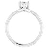 Pompeii3 3/4Ct Oval Solitaire Diamond Engagement Ring Lab Created 14k White or Yellow Gold - 2 of 4