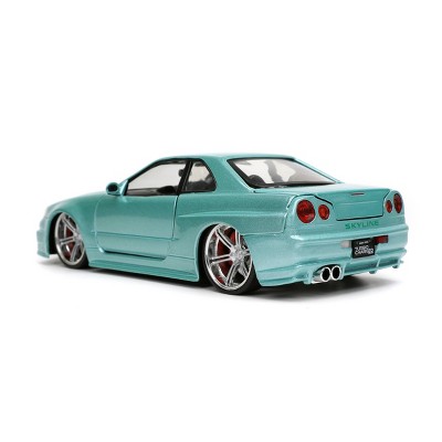 Buy Fast Furious Brian S Nissan Skyline Gtr R34 1 24 Scale Die Cast Vehicle Green Online In Taiwan