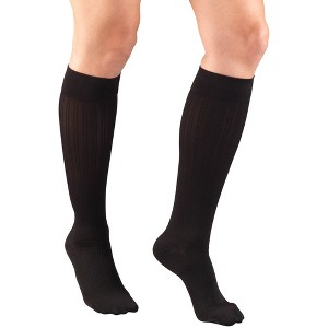 Truform Compression Socks, 15-20 mmHg, Women's Dress Socks, Knee High Over Calf Length - 1 of 4