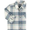 RuggedButts Baby Boys Flannel Long Sleeve Button Down Shirt - 3 of 4