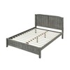 Queen Size Wood Platform Bed with Headboard for Bedroom - 4 of 4
