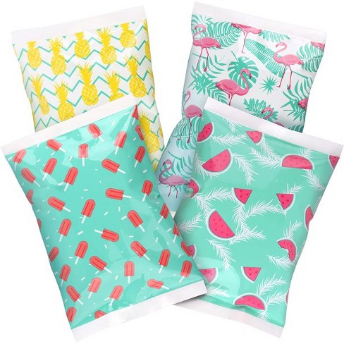 Lunch Ice Packs 4 Piece Set Reusable