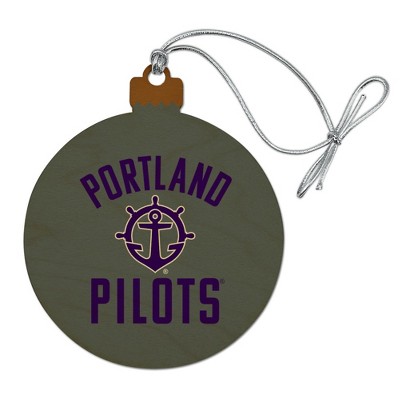 Portland Pilot Wood Christmas Tree Holiday Ornament