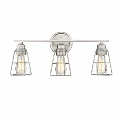 Millennium Lighting 3 - Light Vanity in  Brushed Nickel