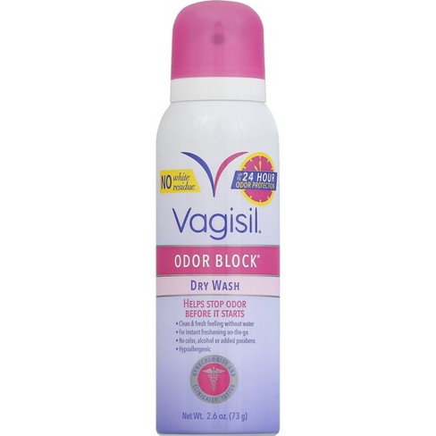 Vagisil Odor Block Feminine Dry Wash Deodorant Spray for Women - 2.6oz - image 1 of 4