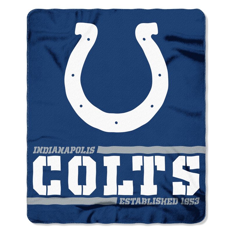The Northwest Company Indianapolis Colts Fleece Throw , Blue, 1 of 2