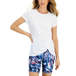 Ideology Womens Side Knot Basic T-Shirt - 1 of 1