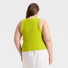 Women's Slim Fit Knit Tank Top - A New Day™ - 2 of 4
