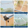 Aluminum outdoor greenhouse with roof vents and quick assembly frame, PC panels, suitable for greenhouse, courtyard, terrace, lawn - 4 of 4
