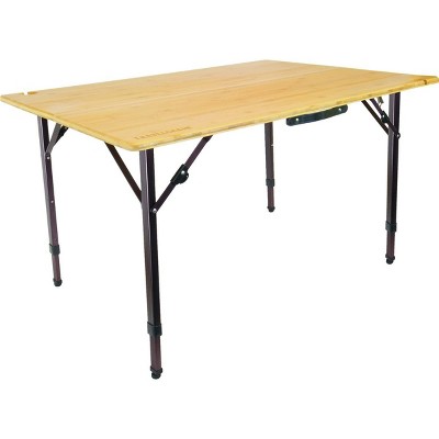 TravelChair Kanpai Bamboo Table – 2277KP, Portable Table for Outdoor Adventures, Folding Camping Table
