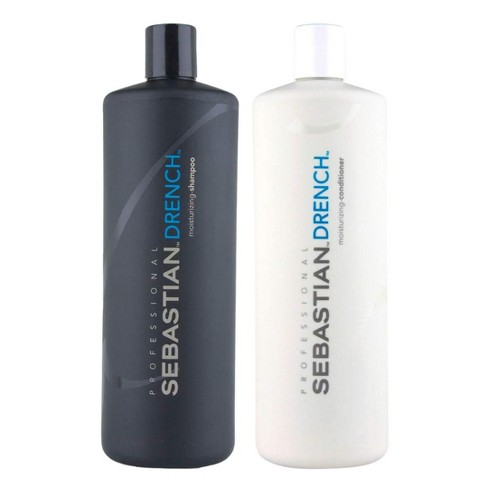 Sebastian Drench Moisturizing Shampoo & Conditioner (33.8 oz XXL LITER DUO SET KIT) | Intense Nourishing Formula | Rehydrates Hair - image 1 of 4