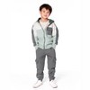Deux par Deux Boy Fleece Sweatpants with Pockets Dark Gray - 2 of 4