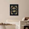 Art Remedy Gold Lux Scarf Elegant Butterfly Wall Art Unframed - 2 of 4