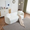 Christopher Knight Home Lindsay Elegance 82" Curved 3-Seater Boucle Sofa - 3 of 4