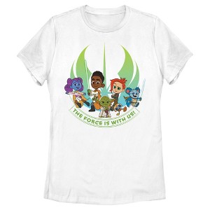 Women's Star Wars: Young Jedi Adventures The Force is With Us T-Shirt - 1 of 4