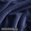 Inhand Fleece Throw Blanket for Couch Sofa or Bed, 50" x 60" Soft Fuzzy Plush Blanket, Luxury Flannel Blanket, Super Cozy and Comfy for All Seasons - 4 of 4