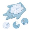 Unique Bargains Double Side Cartoon Shower Gloves for Bathroom 9.65"x7.28" 1 Pc - 3 of 4