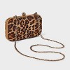 Minaudiere Clutch Crossbody Bag - A New Day™ Leopard - 3 of 4