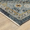 Oriental Weavers Aberdeen 7150B Blue/ Gold Indoor Area Rug - 2' x 3' - 3 of 4